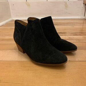 Black Suede Ankle Boots